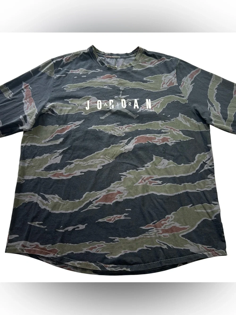 Jordan Sportswear Tech Men's 3XL Graphic Long-Sleeve T-Shirt Camo Jumpman #23
